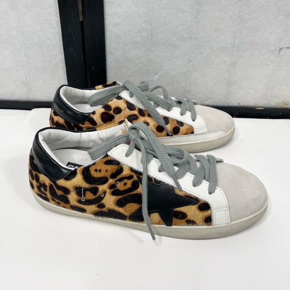 Golden Goose Leopard and Gray Women's Sneakers. Size: 38 - Picture 2 of 12